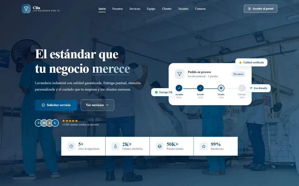 Sitio web de Cliu